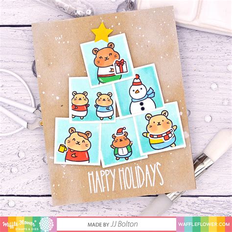 Intro to Christmas In July - Hamster Family – WaffleFlower.com