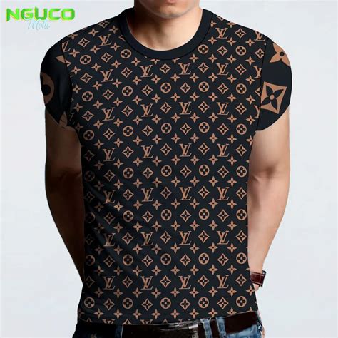 Louis Vuitton New Brown Logo Luxury Brand T Shirt Outfit For Men Women