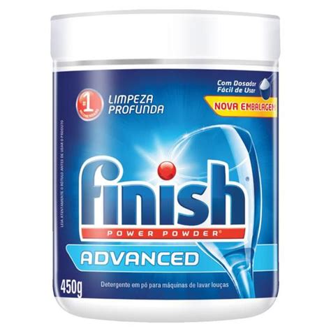 Detergente P Para M Quina De Lavar Lou As Finish Power Powder Advanced