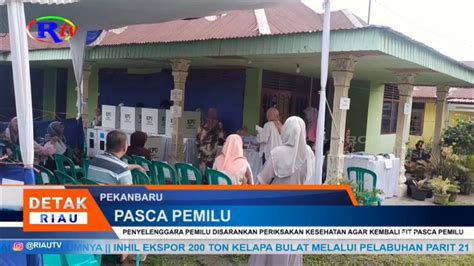 Penyelenggara Pemilu Disarankan Periksakan Kesehatan Agar Kembali Fit