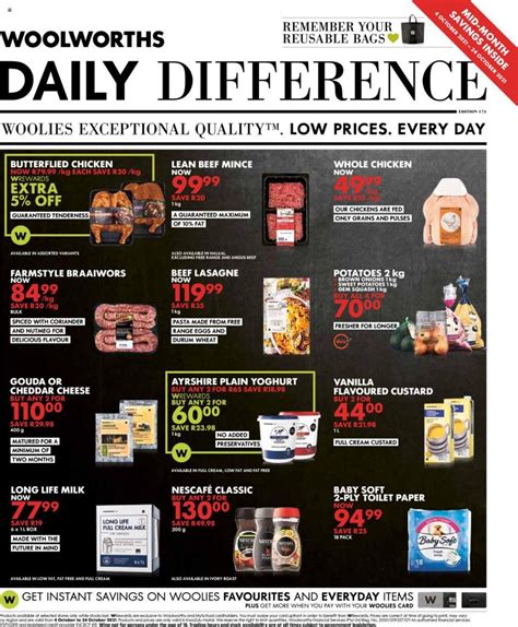 Woolworths Specials October Woolworths Catalogue Woolies