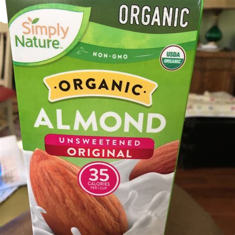 Simply Nature Organic Unsweetened Original Almond Milk Review Abillion