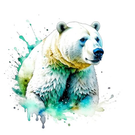 Polar Bear Digital Art Bears Clipart 15 High Quality Jpgs Digital