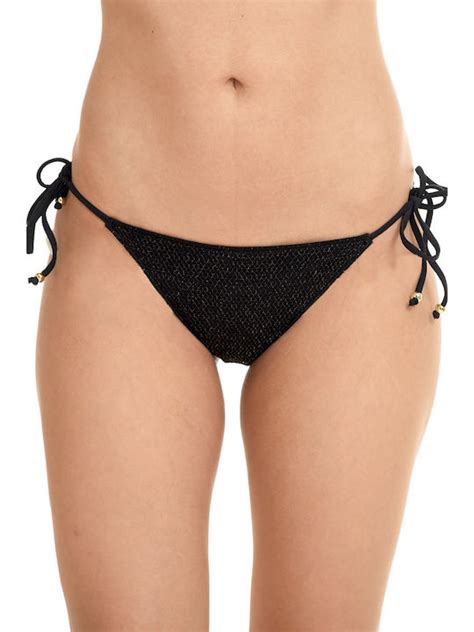 Bluepoint Bikini Slip με Κορδονάκια Μαύρο 906587 02 Skroutz gr