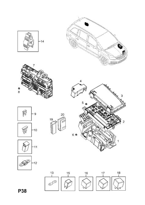 Schéma électrique zafira