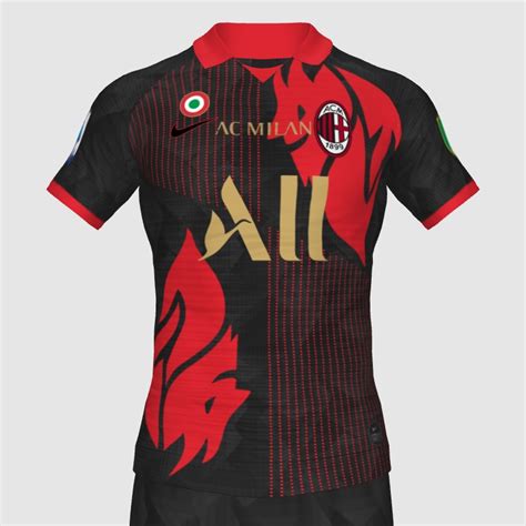 Ac Milan X Nike X 4th Kit Fifa 23 Kit Creator Showcase