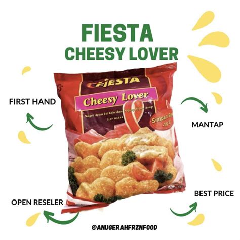 Jual Nugget Fiesta Cheesy Lover 500gr Shopee Indonesia