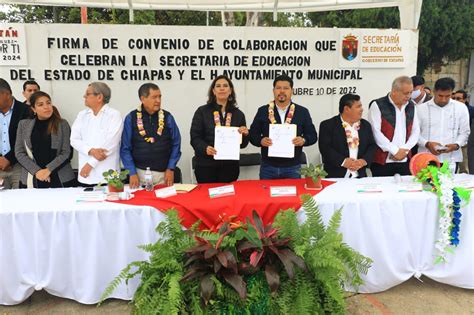 Firman Secretar A De Educaci N Y Ayuntamiento De Comit N Convenio De