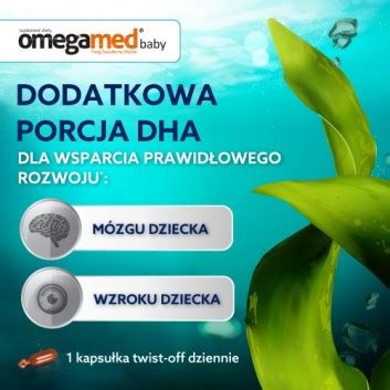 Omegamed Baby Dha Od Urodzenia Kapsu Ki Twist Off Sztuk