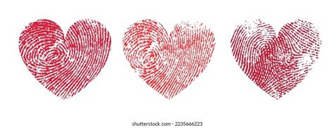 Fingerprint In Heart Shape Tattoos