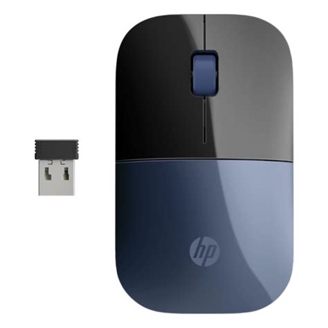 Hp Wireless Mouse Z3700 Blue 7uh88aa In Ke