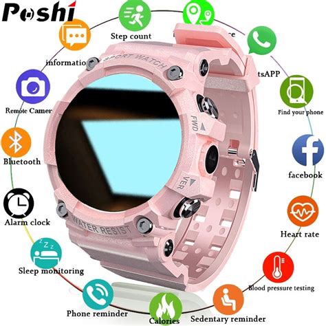 Poshi Full Touch Screen Smart Watch For Women Original Waterproof