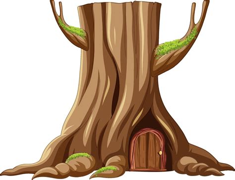 Tree House Inside The Tree Trunk 3356785 Vector Art At Vecteezy