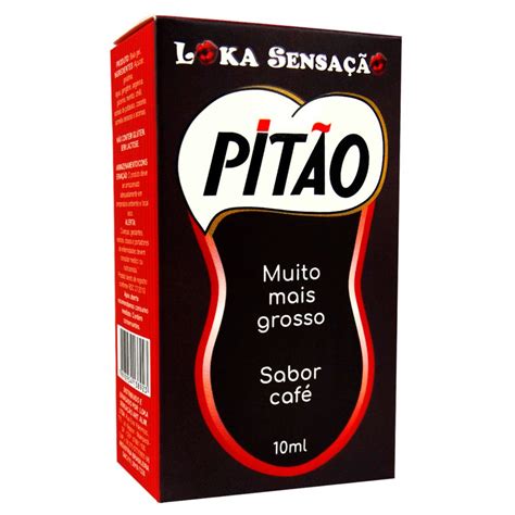 Pitão Muito Mais Grosso Gel Estimulante Sabor Café ml Sex Shop Produtos Shopee Brasil