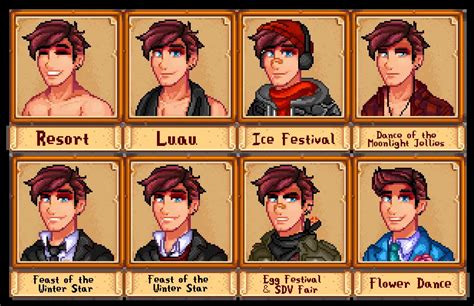 Arv Sterling S Seasonal Outfits At Stardew Valley Nexus Mods And