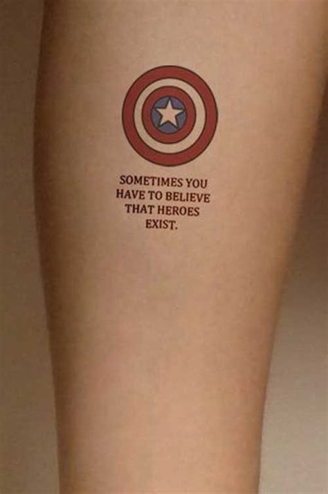 105 Captain America Tattoo Designs and Ideas for Marvel Superhero Fans ...