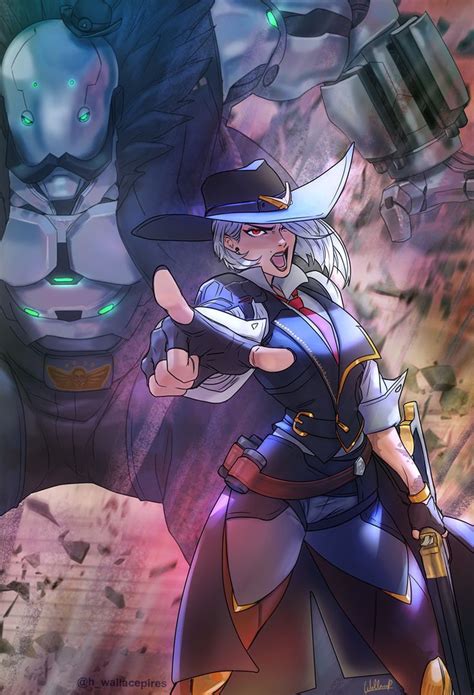 Artstation Ashe And Bob Overwatch Wallace Pires Overwatch