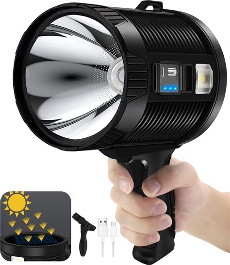 Jsknb Spotlight Lumens Super Bright Rechargeable Led Spotlight