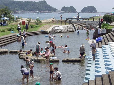 下阿蘇海水浴場・道の駅北浦／北浦町