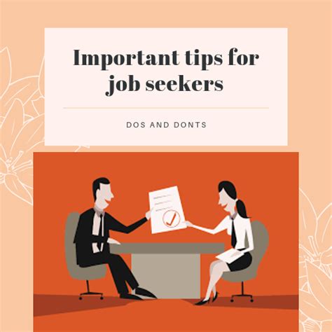 Important Tips For Job Seekers Dos And Donts Learn Simpli