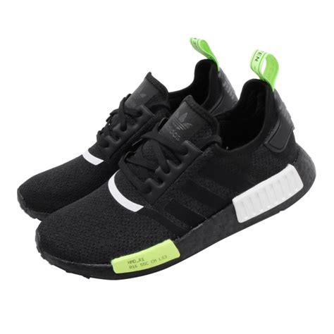 adidas NMD R1 Core Black Signal Green EF4268 - KicksOnFire.com