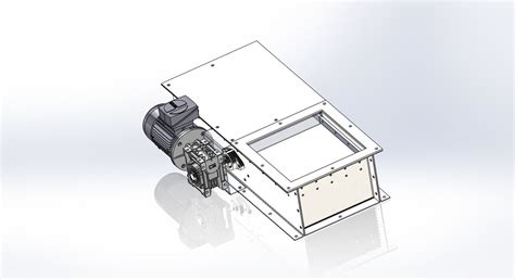 Motorized Slide Gate 3d Model Cgtrader