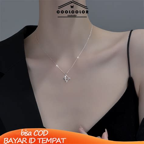 Jual Cod Kalung Eros Cupid S Arrow Flash Berlian Klavikula Rantai