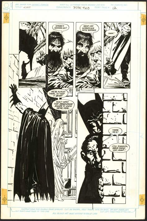 Bernie Wrightson Batman Freak Show Frankenstein Original Art Auction