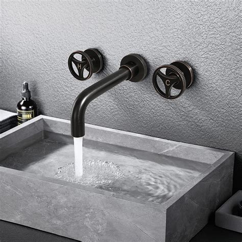 modern industrial wall-mounted bathroom sink faucets for sale online ...