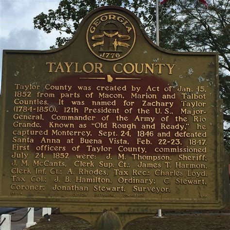 Taylor County Courthouse Historic Sign Butler Georgia P Flickr