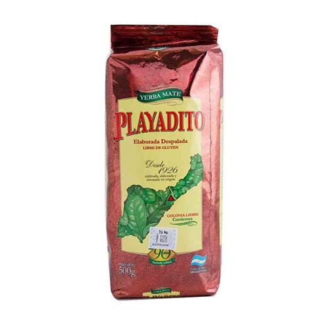 Yerba Mate Playadito Sin Palo 500 Gr Vea