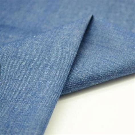 Cotton Stretch Denim Fabric 98 Cotton 2 Elastane For Jeans Blue At