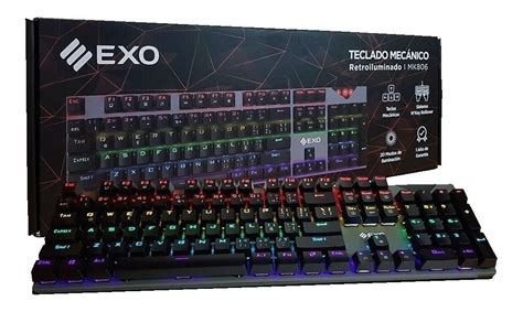 Teclado Gamer Exo Mk Qwertz Espa Ol Color Negro Mercadolibre