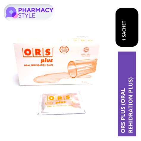 ORS Oral Rehydration Salts Orange Shopee Malaysia