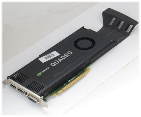 NVIDIA Quadro K4000 3GB GDDR5 PCIe x16 Gen2 1x Dual-Link DVI 2x ...