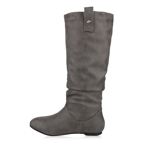 Mytrendshoe Damen Schlupfstiefel Warm Kaufland De