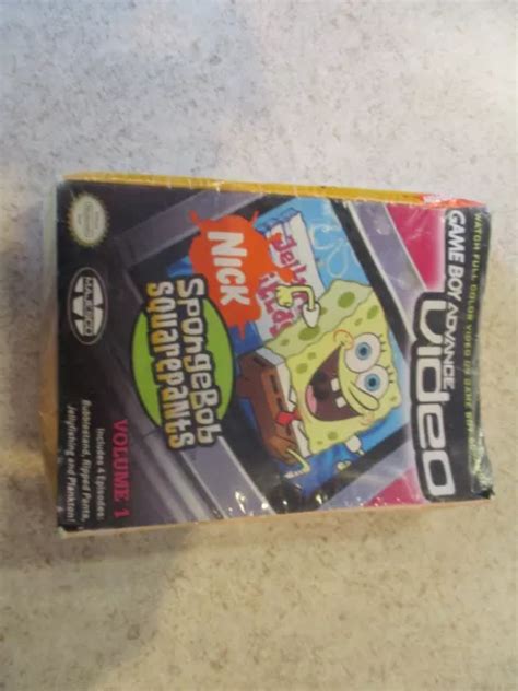 Game Boy Advance Video Spongebob Squarepants Vol 1 Nintendo Game Boy New £3360