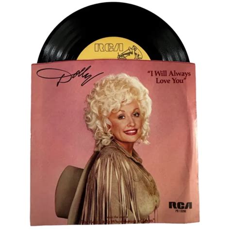 Dolly Parton I Will Always Love You Pouces Dj Promo Comme