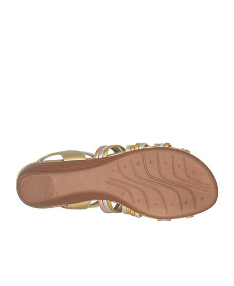 Impo Womens Riya Stretch Flat Sandals Macys