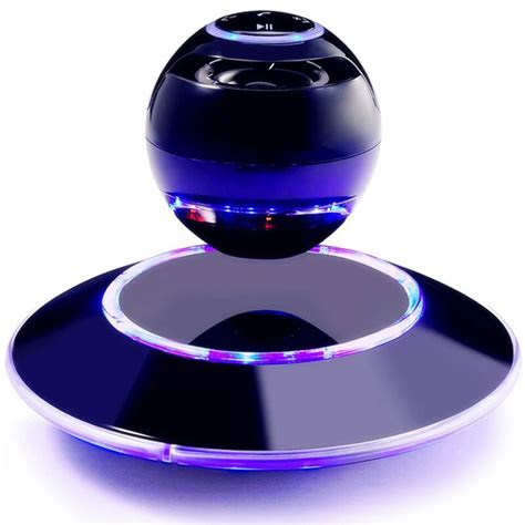 Vwar Portable Wireless Floating Levitating Speaker Orb Bluetooth Wireless Stereo Rotating 360