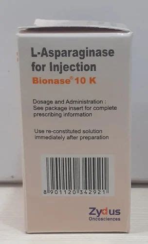 Bionase Zydus L Asparaginase 10000 IU Injection Storage Cool And Dry