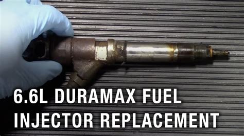 2006 Chevrolet Silverado 2500 Hd 66l Duramax Fuel Injector Replacement Youtube