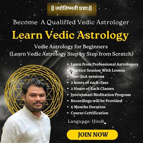 Learn Jyotish From Basic To Advanced Vedic Astrology Online Course In