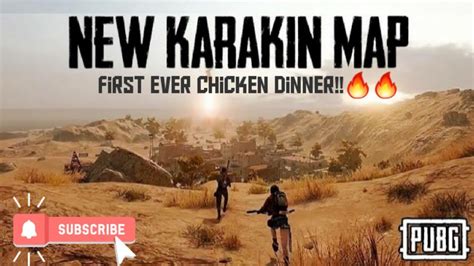 New Karakin Map Pubg Mobile Chicken Dinner Pubg Youtube