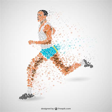 Running Man Abstract Art Stock Image Everypixel