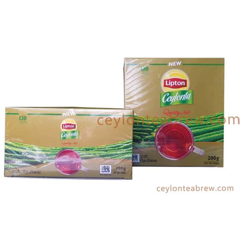 Ceylon Lipton Ceylonta Bopf Black Tea Bags Ceylon Tea Brew