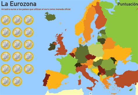 Mapa Interactivo De Europa La Eurozona Toporopa Mapas Interactivos