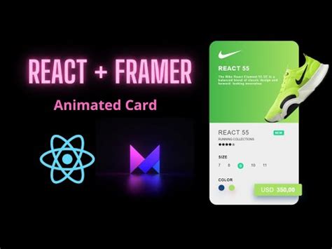 Create React D Animated Card React Js Animation With Framer Motion