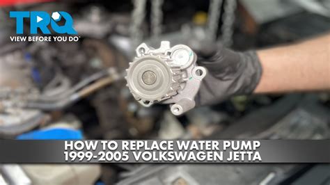 How To Replace Water Pump Volkswagen Jetta A Auto