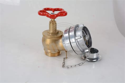 Bsp Thread Inlet Oblique Screw Type Fire Hydrant Landing Valve